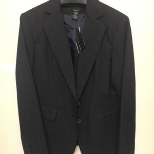 Geoffrey Beene Navy Pinstripe Blazer